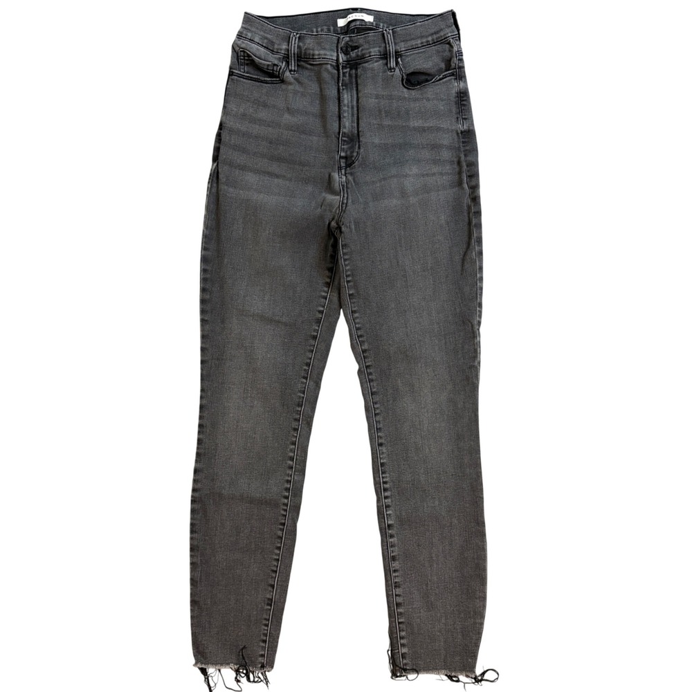 PacSun Women Super High Rise Skinny Jeans Jegging  Raw Hem Stretch Sz 28
